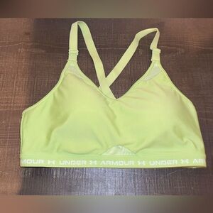 Under Armour Neon Yellow Sports Bra